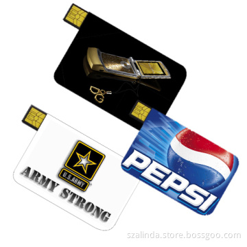 Promotional credit card usb flash drive gift